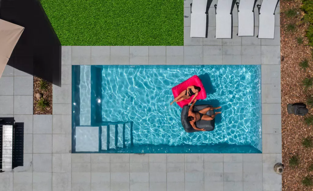 Agora-piscines - Fabricant de piscine - Photo de realisation chez un client